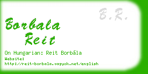 borbala reit business card